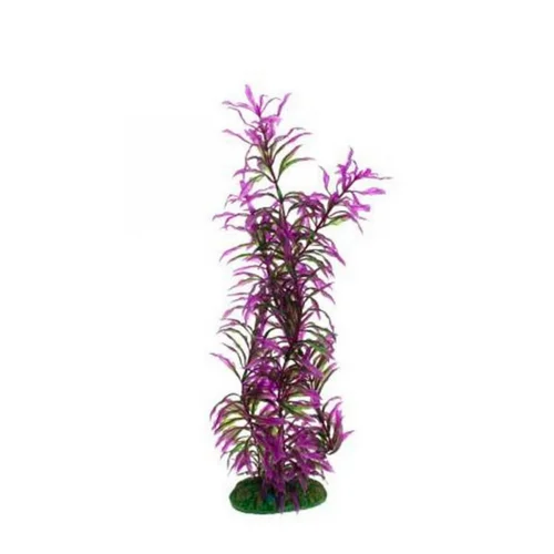 Plante artificielle violette pour aquarium, AQUA NOVA - 40cm de hauteur