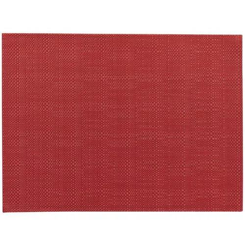 Set de table Canna coloris rouge en polyester - 33 x 45 cm