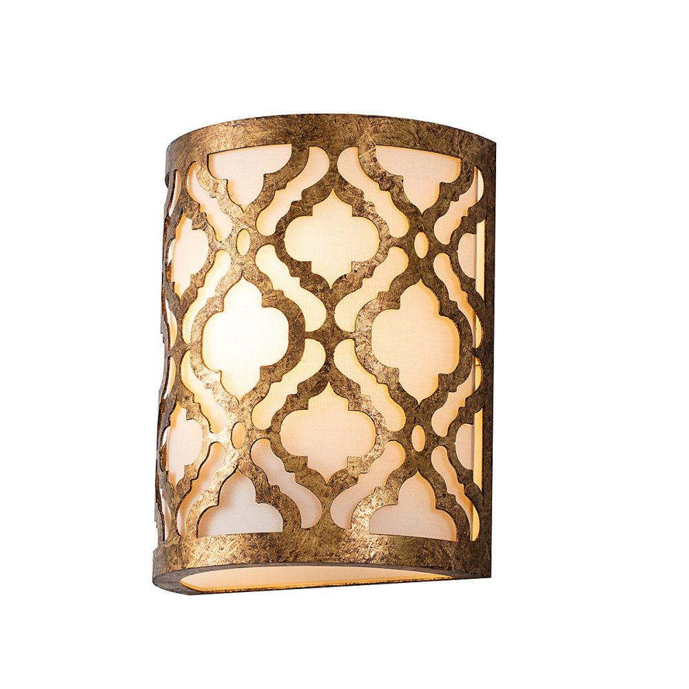 Elstead Arabella | Applique murale d'intérieur à 1 ampoule Or – E27