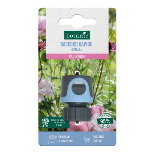Raccord rapide femelle botanic® Ø 20 x 27 mm