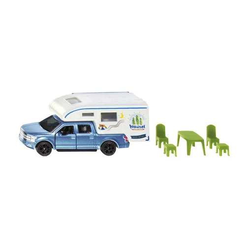 Ford F150 Pick up camper multicolore Siku - 9.9 cm