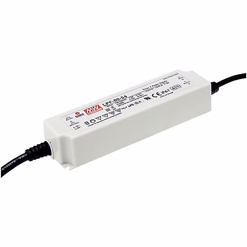 Driver LED LPF-60-12 60 W 12 V DC 5 A IP67 – sortie CV+CC, gradation 3-en-1