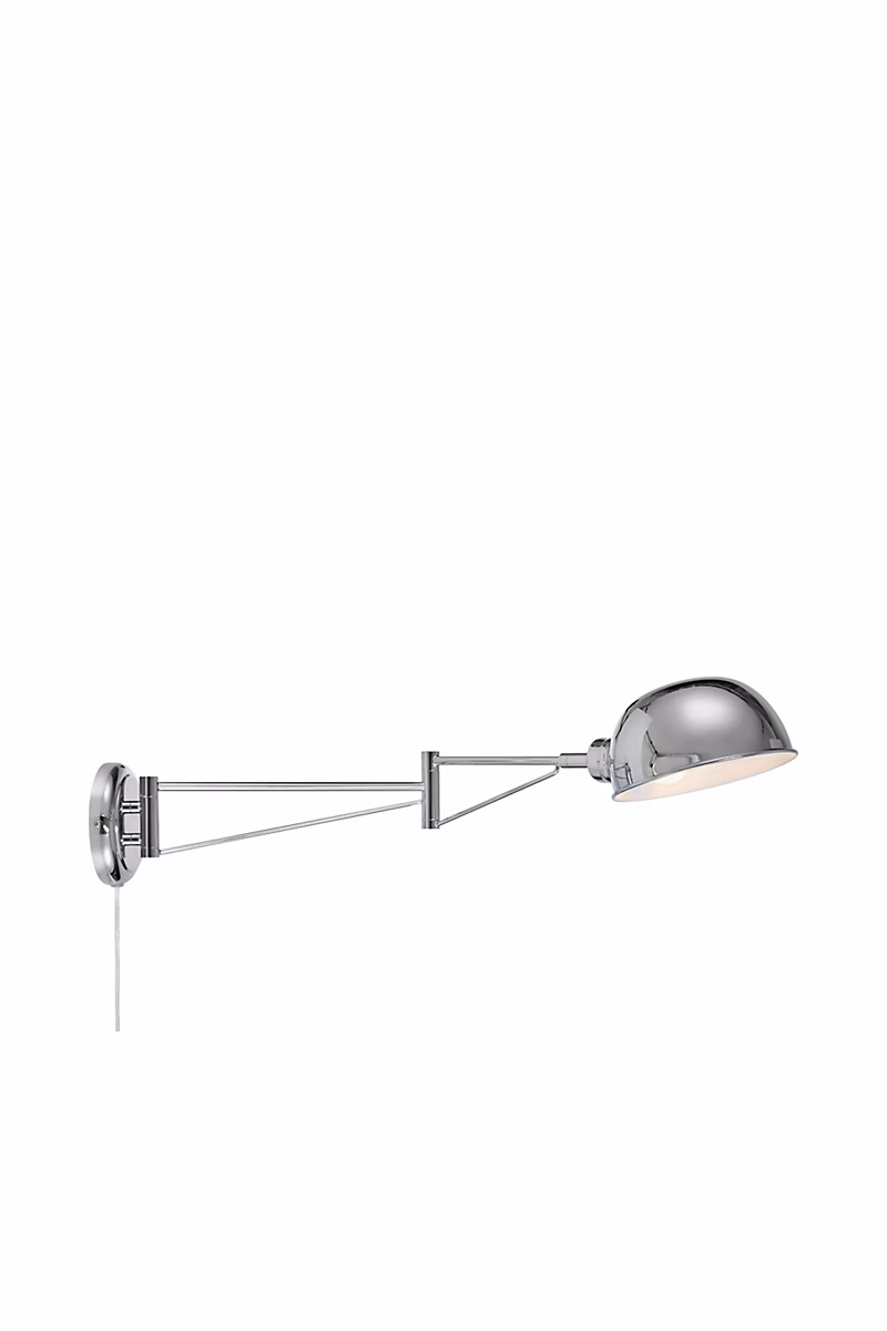 Applique murale E27 40W bras réglable chromée – Markslöjd, Portland