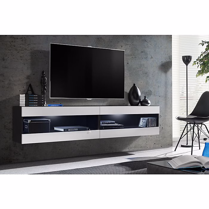 Ensemble TV Komodee TIVOLI SET4 Espace ouvert Noir Blanc 35 × 200 × 41 cm
