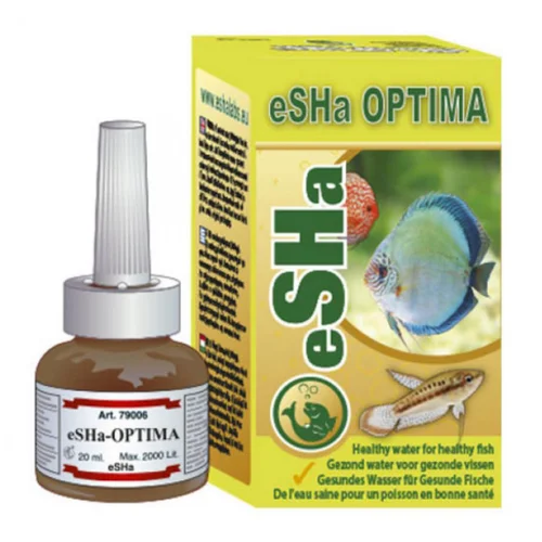 Vitamines et minéraux pour poissons d'aquarium, enrichis, ESHA Optima - 20ml