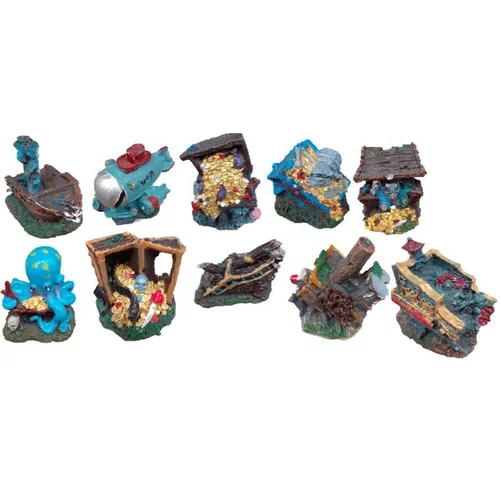 Figurine aqua trésor sous-marin