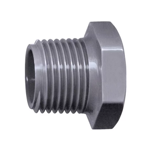 Bouchon mâle à visser en pvc filetage 15 x 21 mm