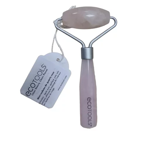 Mini Roller rose quartz Ecotools - 5,5 x 11 cm