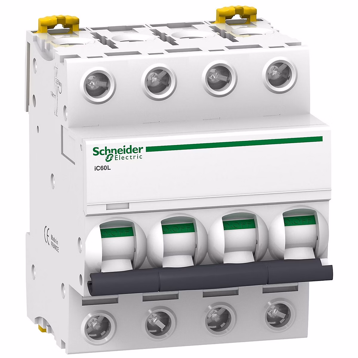 A9f94404 Schneider Ic60l Disjoncteur Tétrapolaire Schneider 4a – 4p, Courbe C, 100ka, à Vis