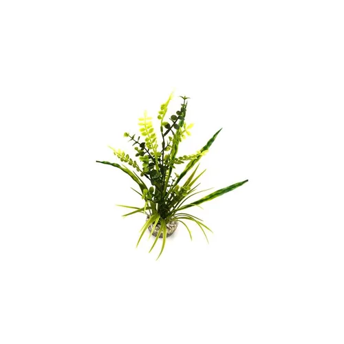 Herbe euca verte en plastique 30 cm