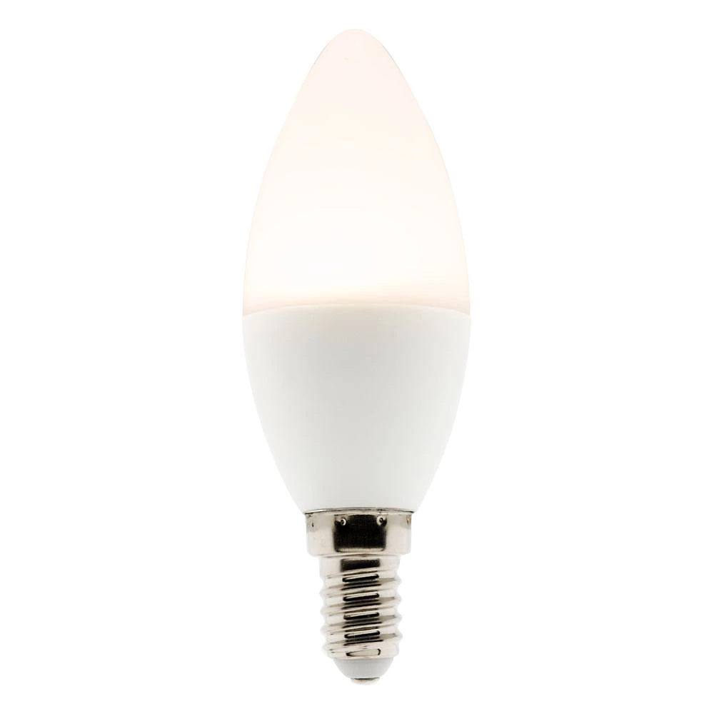Ampoule LED E14 flamme 5 – 2W | Blanc chaud | 470lm 2700K | Zenitech