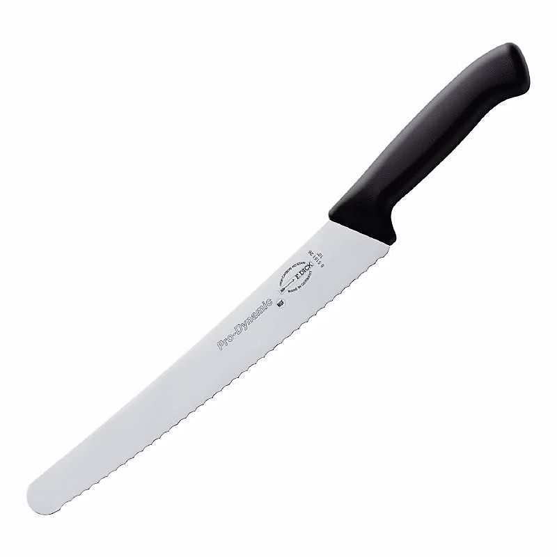 Couteau Tout Usage Professionnel Denté Noir 250 mm | Dick Pro – Dynamic