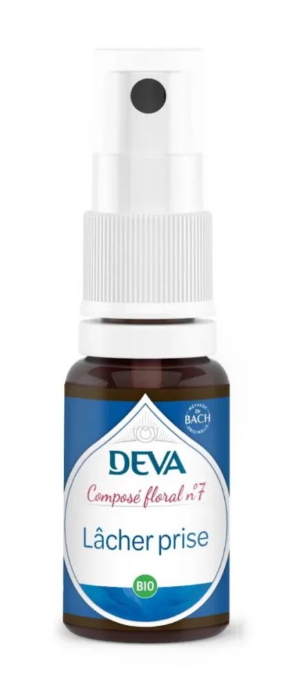 Complément alimentaire composé floral lâcher-prise bio Deva - spray 15 ml