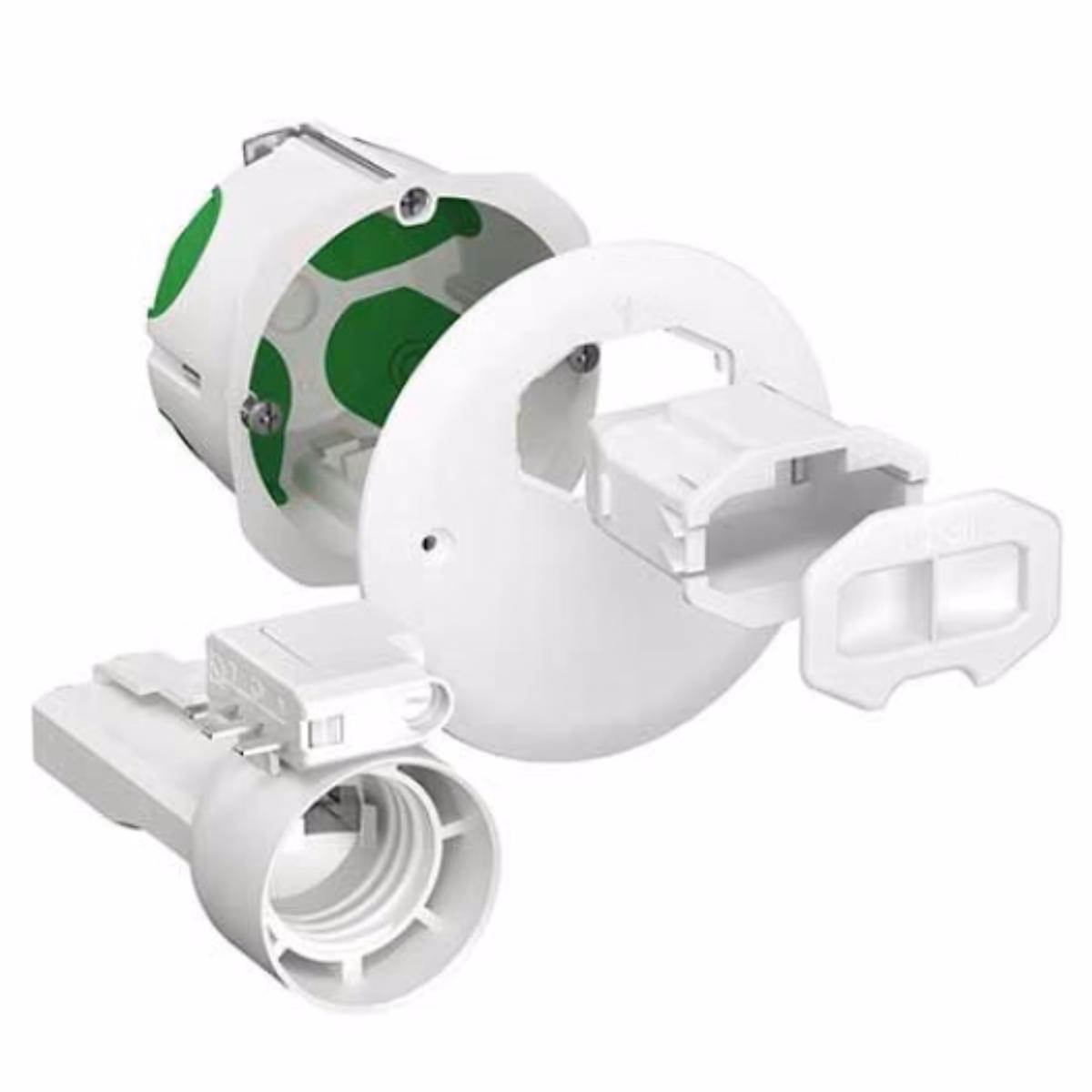 Boîte d'applique DCL + douille E27 – Diam. 67 mm, Profondeur 40 mm, Multifix Air, IMT35027, Schneider