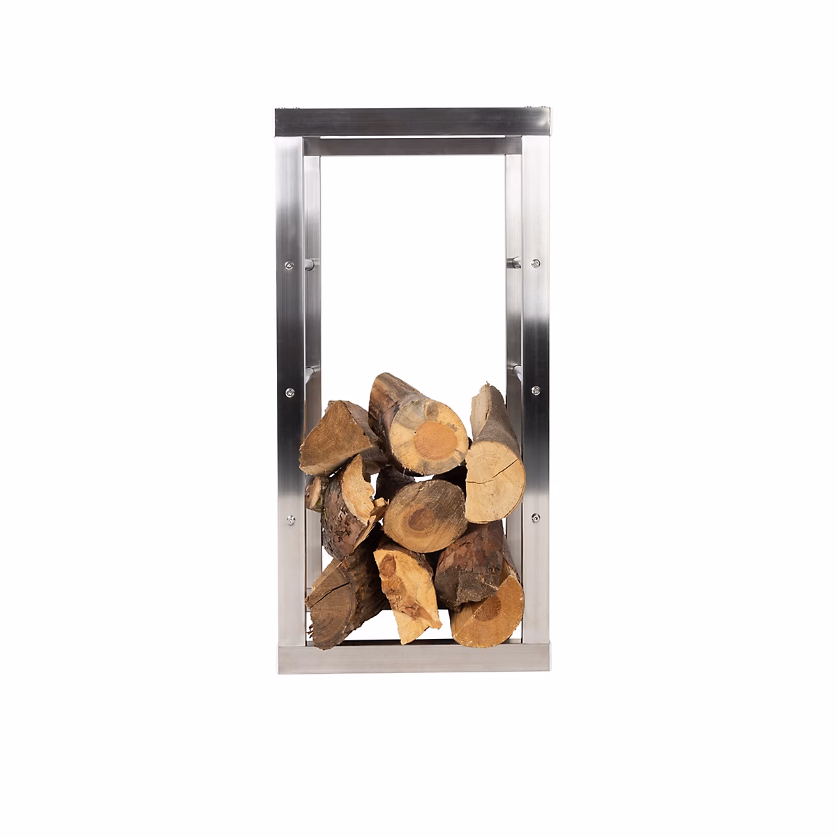 Étagère à bois de cheminée – Chios 1, Porte bûches Design, 80 × 25 × 40 cm, Floordirekt