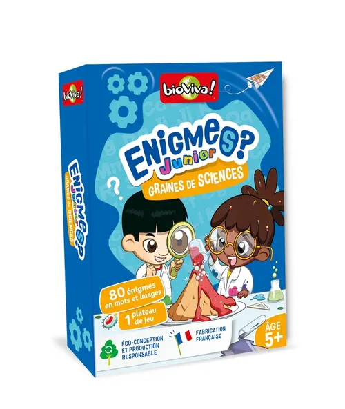 Jeu de cartes Énigmes Junior - Graines de sciences