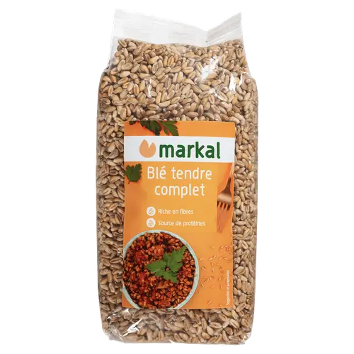 Blé tendre complet bio - 500 gr