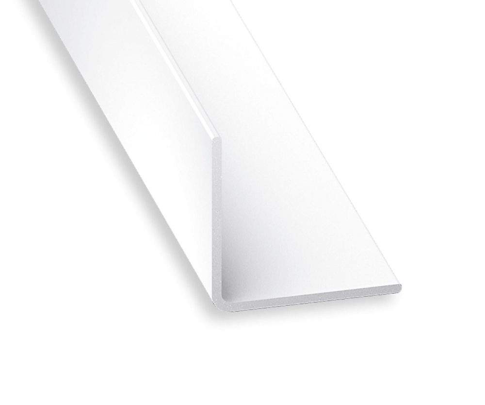 Cornière égale PVC blanc 70 x 70 – L. 1 m CQFD