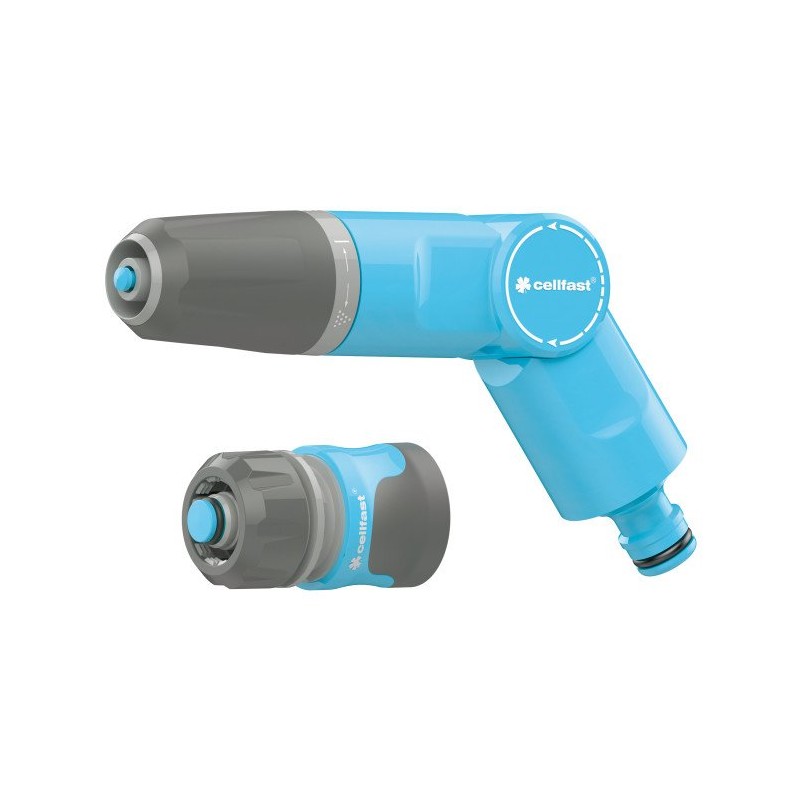 Arroseur simple VARIANT + raccord rapide stop SAFETOUCH IDEAL 12,5 et 15 mm