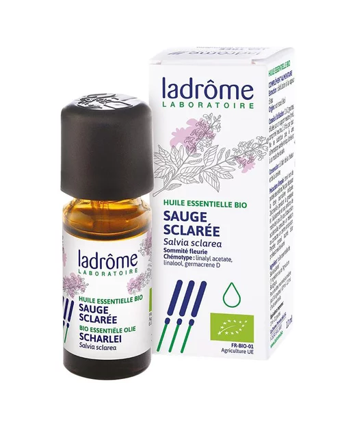 Huile essentielle bio de Sauge sclarée Ladrôme - 10 ml