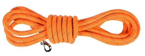 Longe ronde pour chien coloris orange Bobby Walk – 10 mètres