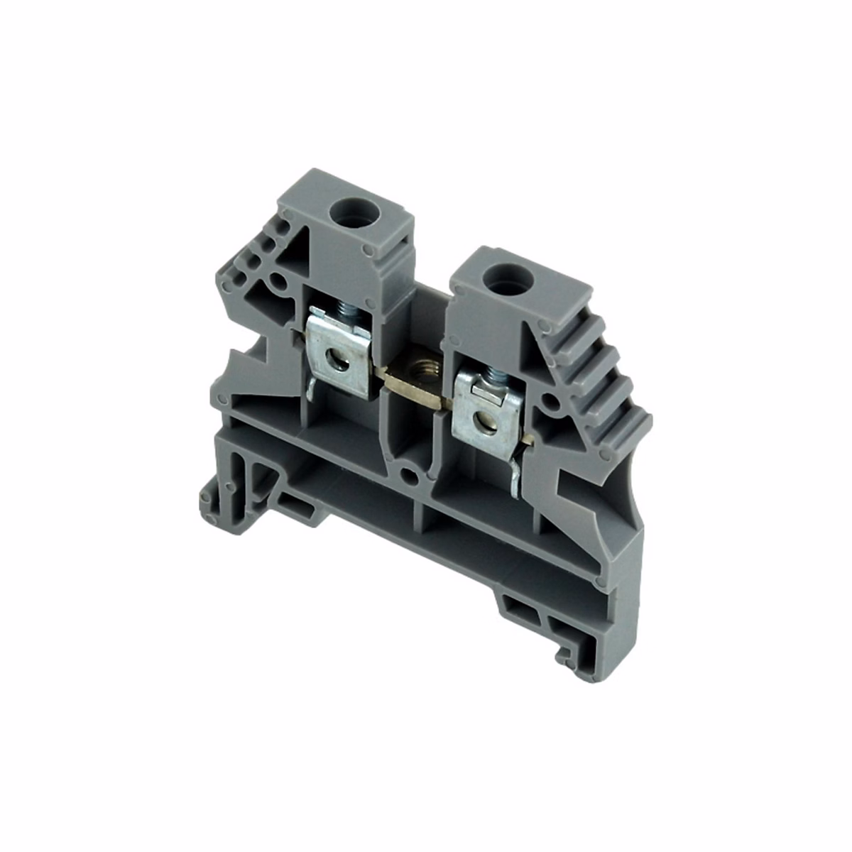 Bloc De Jonction 4mm² – Borne Er4 Grise, 30a Max, Connexion à Vis Section Max 6mm², Montage Sur Rail Din