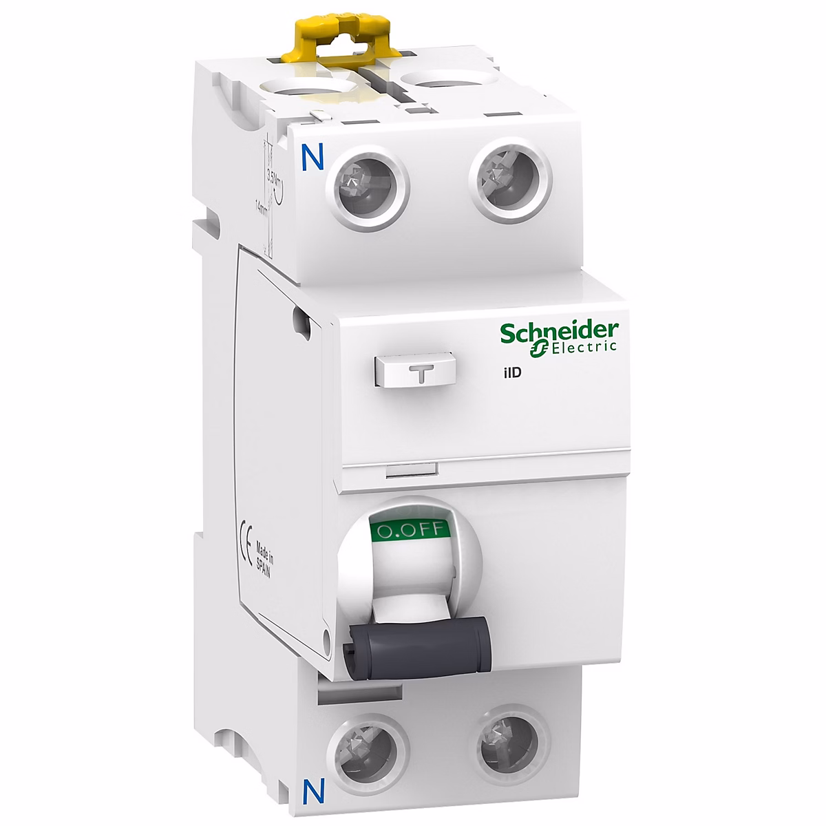 A9r41225 Interrupteur Différentiel Bipolaire 2p 25a 30ma – Type Ac 10ka Bornes Alignées | Schneider Acti9 Iid
