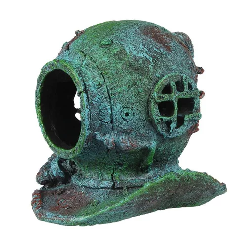 Décor d’aquarium Casque de plongée - 14,5 cm