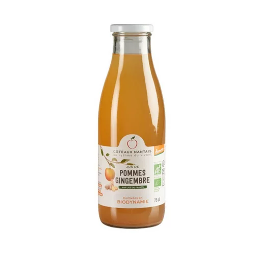 Jus de pommes et de gingembre bio Demeter - 75 cl