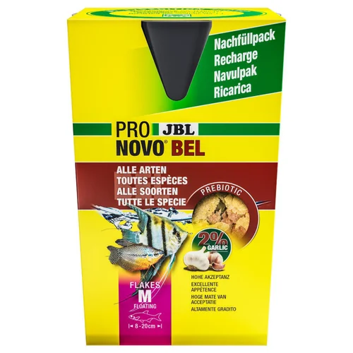 Flocons pour poissons d'aquarium JBL Pronovo Bel Flakes M - 750 ml+