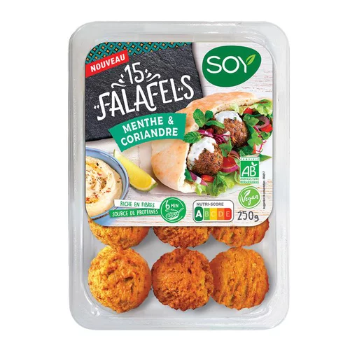 Falafels à la coriandre et à la menthe Soy - 250 g