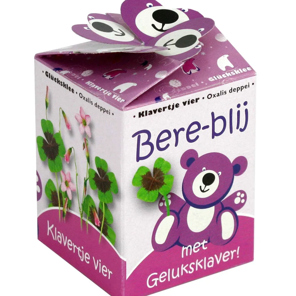 Kit Trèfle à 4 feuilles Happy Bear rose Oxalis deppei