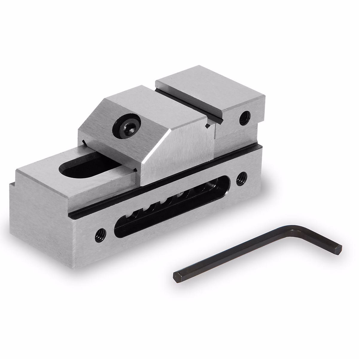 EBERTH Etau de précision à basse tension – largeur des mors 26mm, force de serrage maximale 22mm, hauteur des mors 9mm