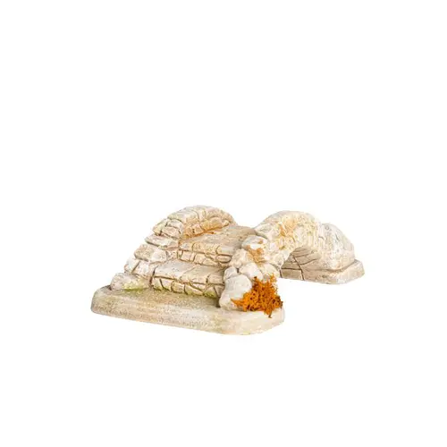 Décor de crèche de Noël pont Saute Biaou Santons Escoffier - 22 x 14 x 6 cm