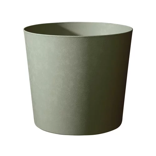 Pot en matière synthétique recyclée vert kaki Poétic Élément conique - Ø 39,3 x H 32 cm