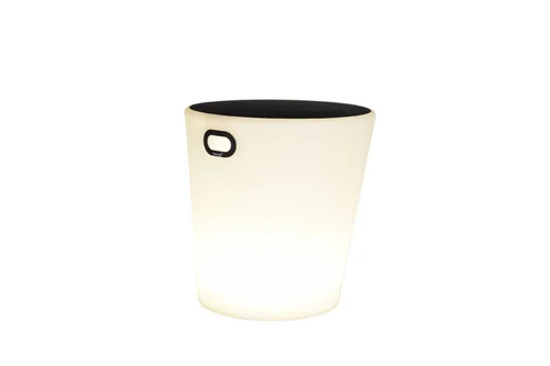 Tabouret lumineux Inoui coloris gris en polyéthylène Fermob - 44 cm