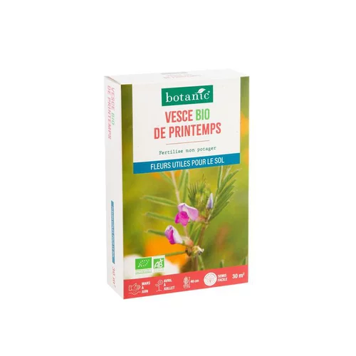 Graines de Vesce de printemps bio botanic® - graines à semer (30 m²)