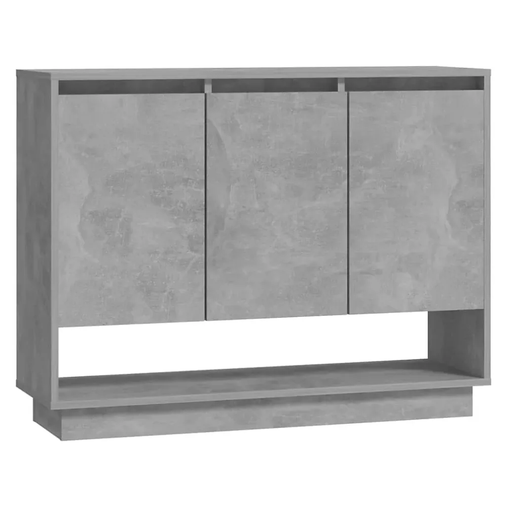 Buffet Gris béton 97 × 31 × 75 cm Bois d'ingénierie vidaXL