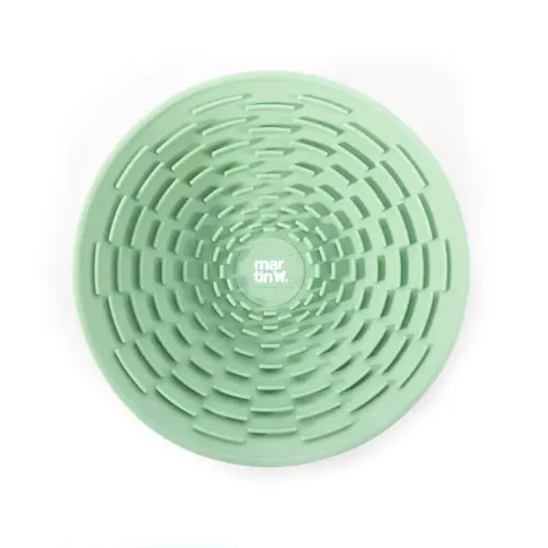 Gamelle à lécher pour chien en silicone coloris vert Martin Sellier - Ø 19 cm