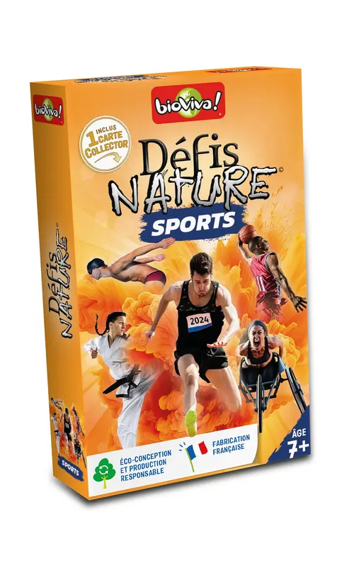Jeu de cartes Bioviva Défis Nature Sports