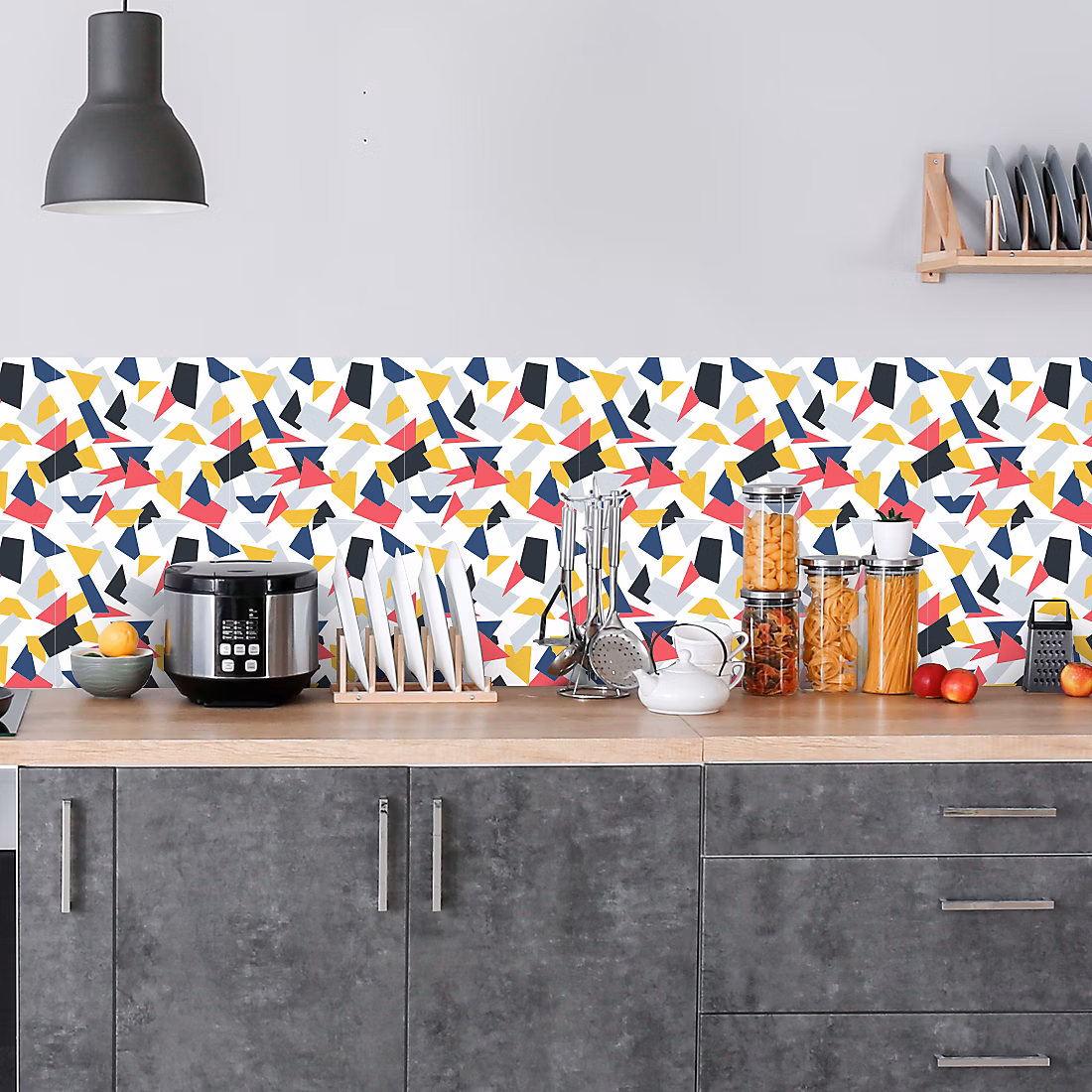 Crédence adhésive décoration moderne design 60 × 100 cm
