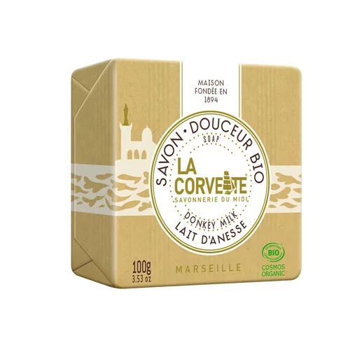 Douceur bio lait d'anesse La Corvette - 100 g