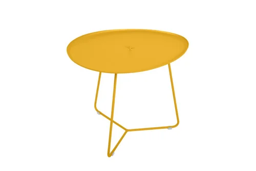 Table basse Cocotte coloris orange en acier Fermob - 55 x 44 x 43 cm