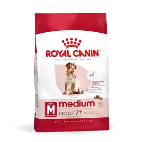 Croquettes pour chien de taille moyenne mature Royal Canin Medium Adult 7+ - 4 kg