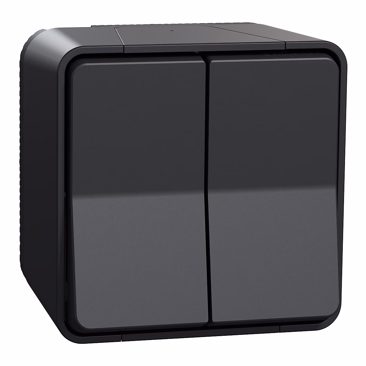 Interrupteur double va – et, vient étanche complet saillie Schneider Electric Mureva Styl anthracite