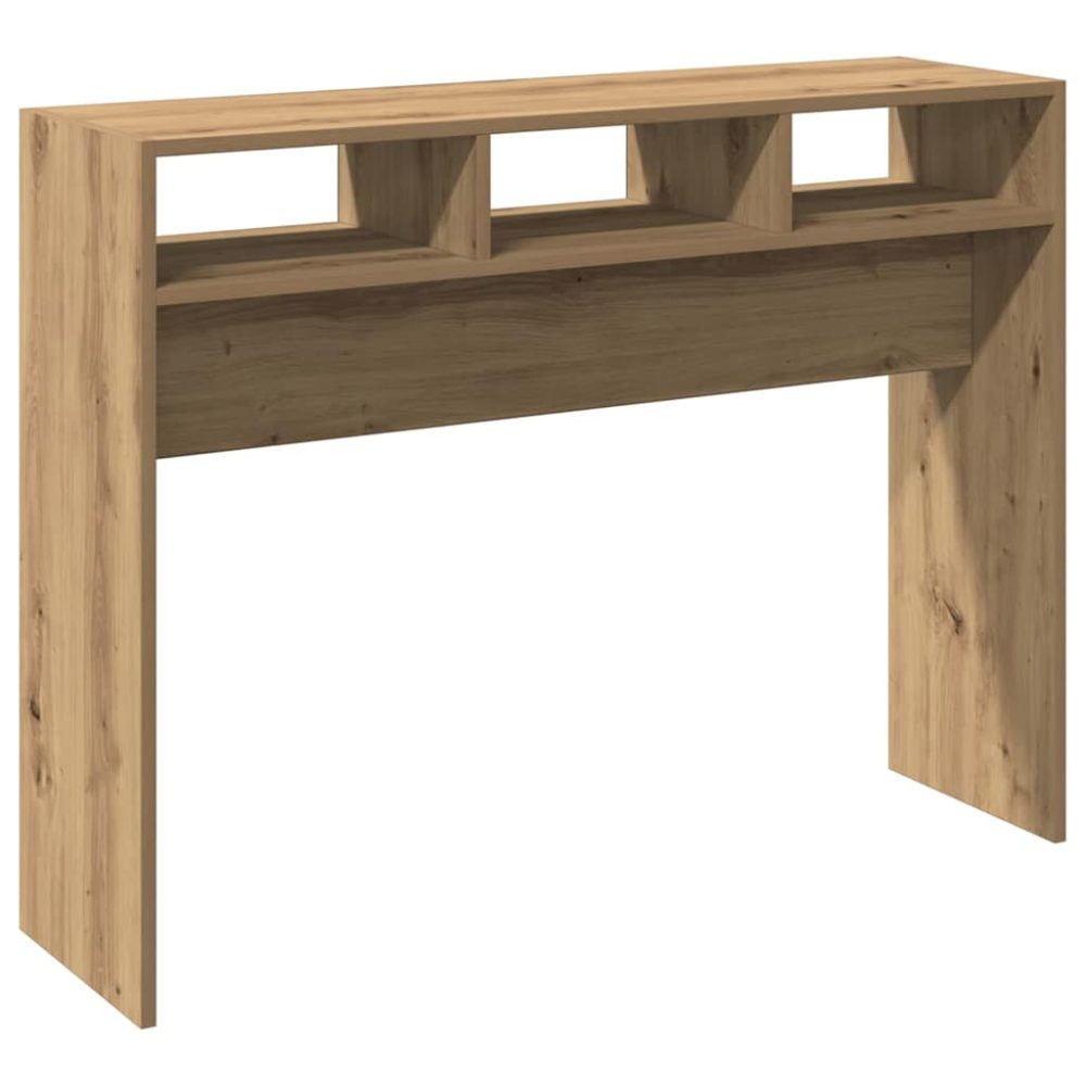 vidaXL Table console chêne artisanal 105x30x80 cm bois d'ingénierie – Mobilier de jardin