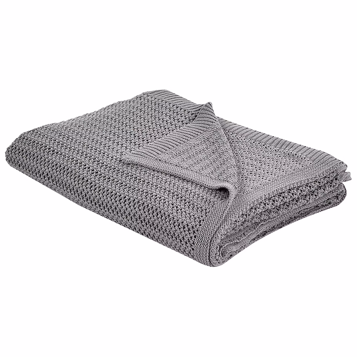 Couvre-lits ILEN Coton 150 × 200 cm Gris