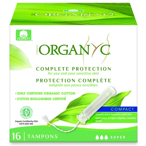 Tampon compact super bio en boite de 16 unités