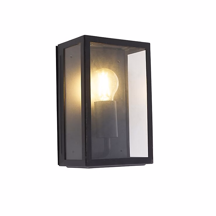 Applique murale extérieure intelligente noire 25 | 5 avec WiFi A60 IP44 – Rotterdam