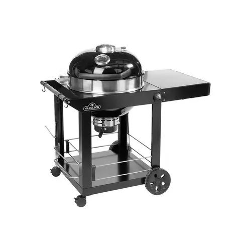 Barbecue charbon sur chariot coloris noir en acier Kettle Pro Napoléon - Ø 57 cm